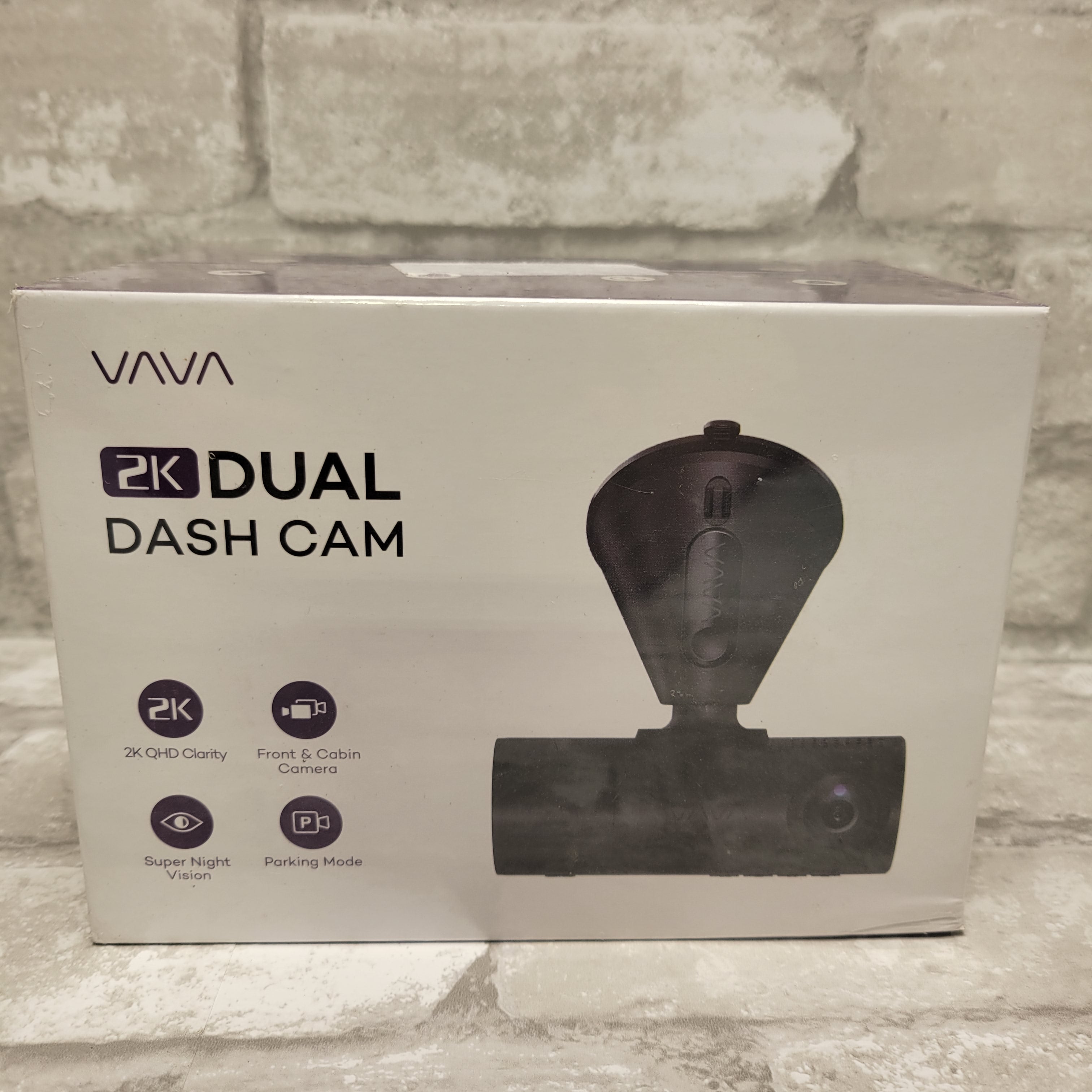 VAVA 2K DUAL DASH CAM W/ Separately controlled Front & Cabin Camera Car (7925208645870)